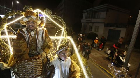 Los Reyes Magos en Burela