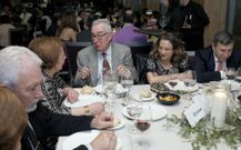 Torres, Vizcaya, Beiras, Reiriz y Ruiz, en un momento de la velada