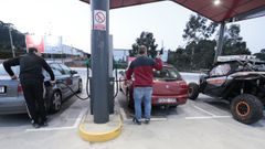 La estaci�n de Petroprix en Burela, donde ayer se vendi� la gasolina de 95 m�s econ�mica de la provincia