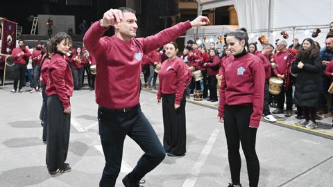 Otro momento de la actuaci�n de la Agrupaci�n Tradicional da Casa da M�sica