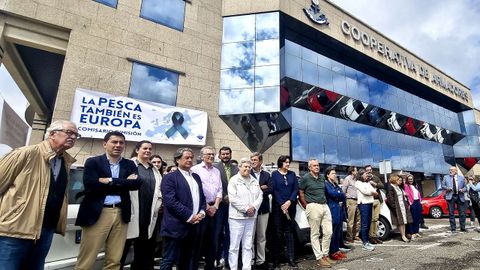 Protesta de los armadores de Vigo contra las pol�ticas pesqueras de Europa