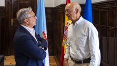 Luis Menor, con Felipe Ferreiro.