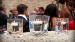 Illas Gabeiras. La decoraci�n de los restaurantes de bodas incluye cada vez m�s detalles. 