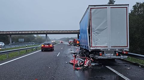 Accidente en la A-52