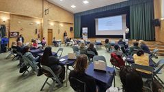 Encuentro empresarial celebrado este jueves en la Casa da Xuventude de San Sadurni�o