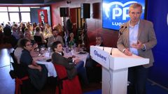 La visita de Alfonso Rueda al XII Xantar del PP de Lugo, en im�genes