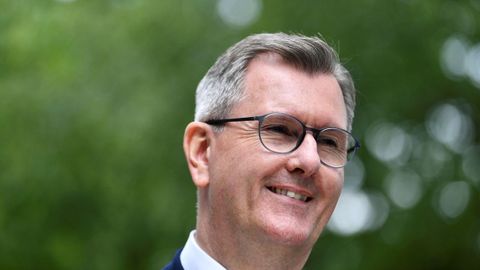 El nuevo l�der de la formaci�n unionista norirlandesa DUP, Jeffrey Donaldson