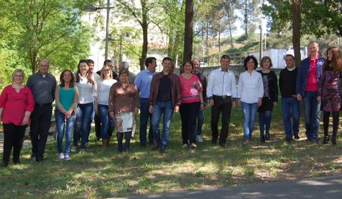 El BNG eligió el parque dos patos de A Valenzá para su presentación