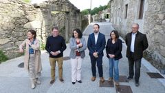 Bel�n do Campo, en el centro junto a Esteban Ares, visit� la zona.