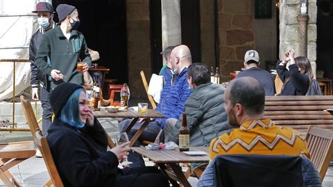 Reapertura de terrazas en Pontevedra