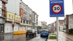La Avenida de B�rtoa, pr�xima a la calle en la que se produjo el accidente de tr�fico