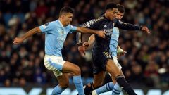 Rodri Hern�ndez.Rodri Hern�ndez con el Manchester City frente al Real Madrid