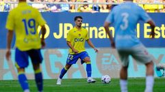 Dami�n Rodr�guez, en su estreno con el C�diz, que a su vez era el debut del Celta Fortuna en Segunda.