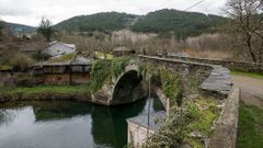 Puente de Barxa, en A Pobra, uno de los escenarios de las actuaciones subvencionadas