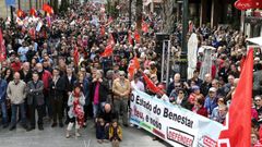 Manifestaci�n en Vigo el 1 de mayo del 2017