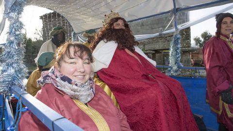 Visita de los Reyes a A Andragalla (Zas)