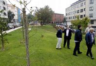 El nuevo parque cuenta con un espacio para los ni�os y merendero. 