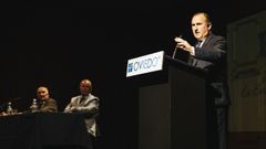 Pablo Junceda durante su preg�n de las fiestas de La Balasquida
