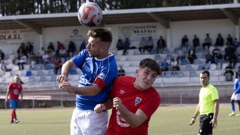 El Malpica y el Porte�o, en un partido anterior en A Pedra Queimada