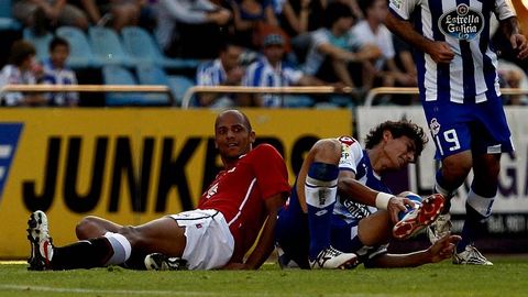 Powel, en Riazor en el 2011