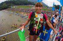 Mara Santos, en el preg�n del 82 Descenso Internacional del Sella