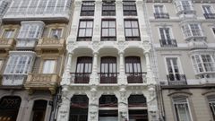 Imagen de archivo de la casa Arambillet de la plaza de Lugo