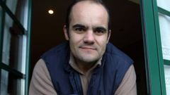 Juan Carlos Espi�eira, en su casa de Vilar da Igrexa, en Cerdido, en una imagen de archivo