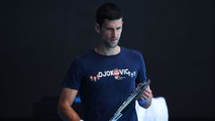 Novak Djokovic, en Melbourne