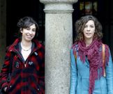 Sabela (esquerda) e Ana son amigas da infancia. 