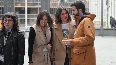 La ministra de Igualdad en funciones, Irene Montero, en su ltimo da en el Congreso como diputada