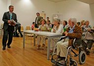 Xos� Chao Rego asisti� a la presentaci�n de su libro.