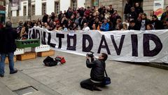 160 palomas mensajeras vuelan por el indulto de David Reboredo