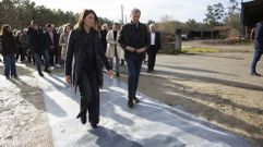Rueda y la conselleira Allegue anunciaron la obra en enero.