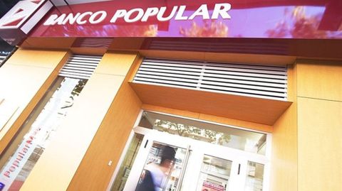 Una oficina en Oviedo del Banco Popular 