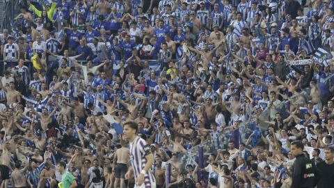 La afici�n del Deportivo en el Jos� Zorrilla