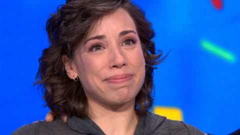 Rosa, emocionada tras ganar el premio