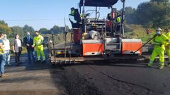 Mellora da estrada que une Antas con Fr�degas por Santa Mari�a e que executou Arias Infraestructuras con fondos da Deputaci�n de Lugo