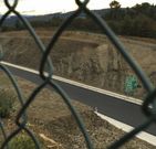 �ltimo tramo a�n sin pintar, entre B�veda y Noceda. 