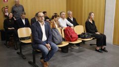 Telmo Ucha y Mara Barrera,durante el juicio en el juzgado social de Ourense