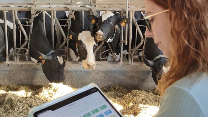 Aina Mena, con la plataforma Optimuu que dise&ntilde;&oacute; para ayudar al sector ganadero