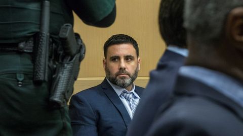 Pablo Ibar, durante la sesi�n en el que el jurado emiti� su veredicto un�nime de culpabilidad