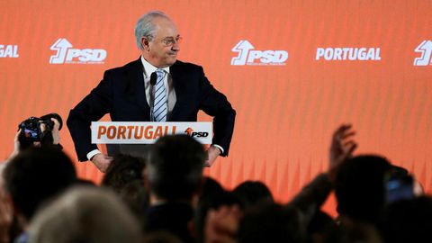 Rui Rio, candidato del Partido Social Dem�crata 
