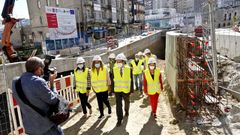 Foto de archivo de las obras del t�nel de Lepanto