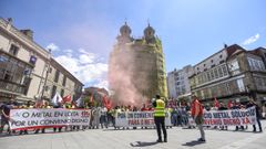 Huelga del metal en la provincia de Pontevedra