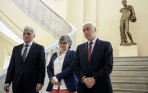 Los consejeros de Andaluc�a, Asturias y Canarias expusieron en Madrid sus cr�ticas a la Lomce. 