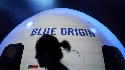 El cohete Blue Origin.