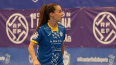 Peque, durante un partido con La Boca Te L�a Alcantarilla.