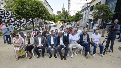 Inauguraci�n de la rehabilitaci�n del parque jard�n y la carballeira de Caldas de Reis