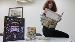 Rena Ortega con sus nuevas publicaciones y el puzle basado en su libro ilustrado sobre el Cami�o