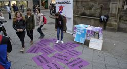Galiza Nova organiz� un �photocall� en A Peregrina. 